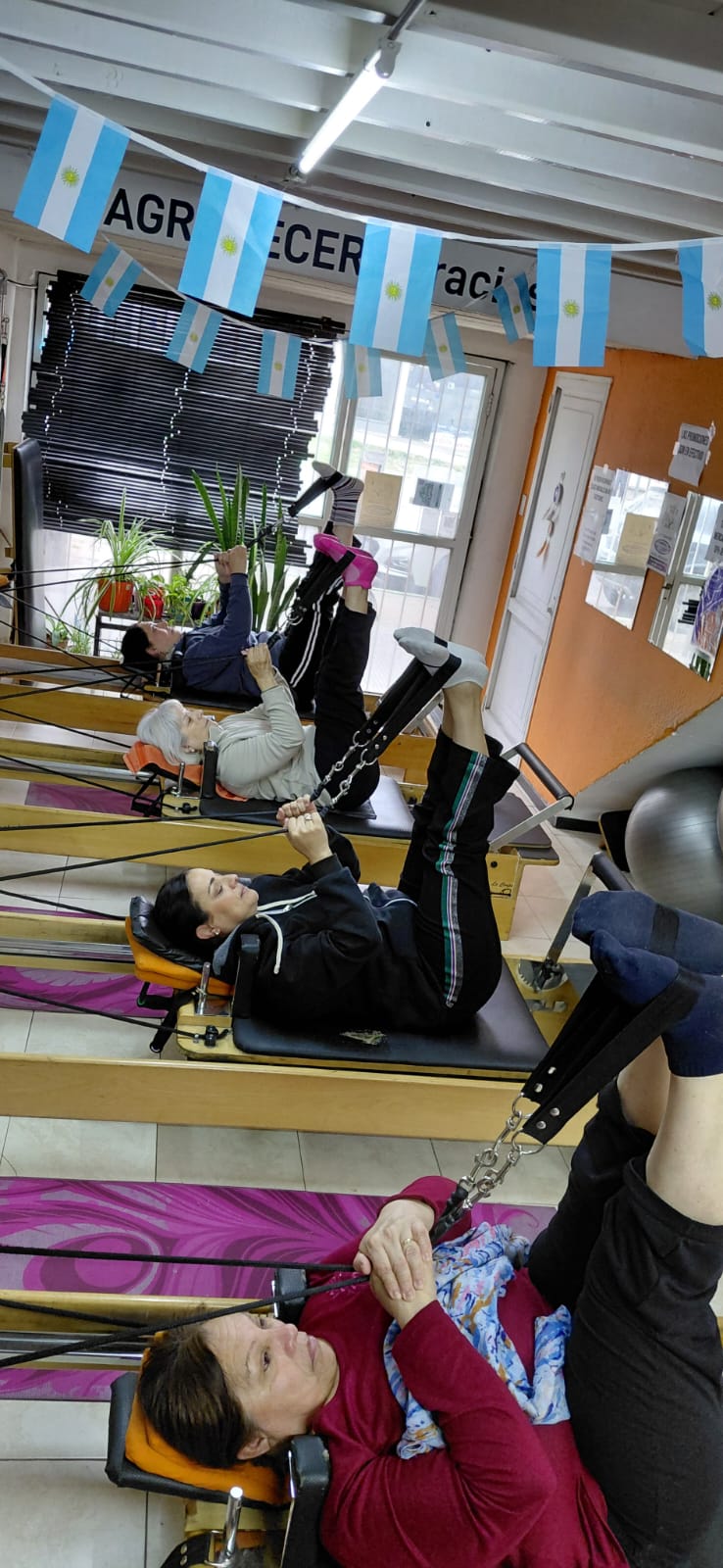 Clase de Pilates en Reformer